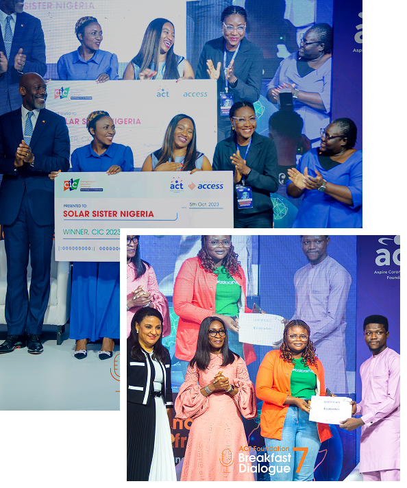 Collage of ACT Foundation events